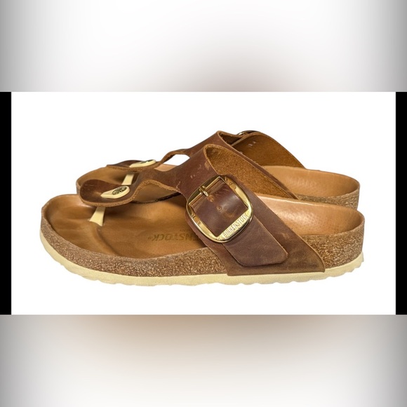 Like new! Gizeh Big Buckle Sandal in Cognac
BIRKENSTOCK - Picture 2 of 8